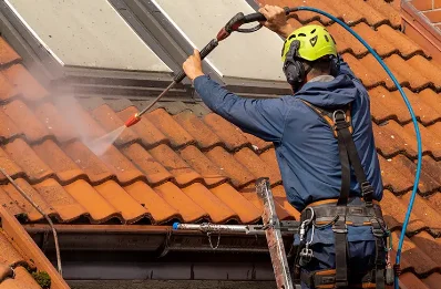 Démoussage et hydrofuge de toiture à Châteney